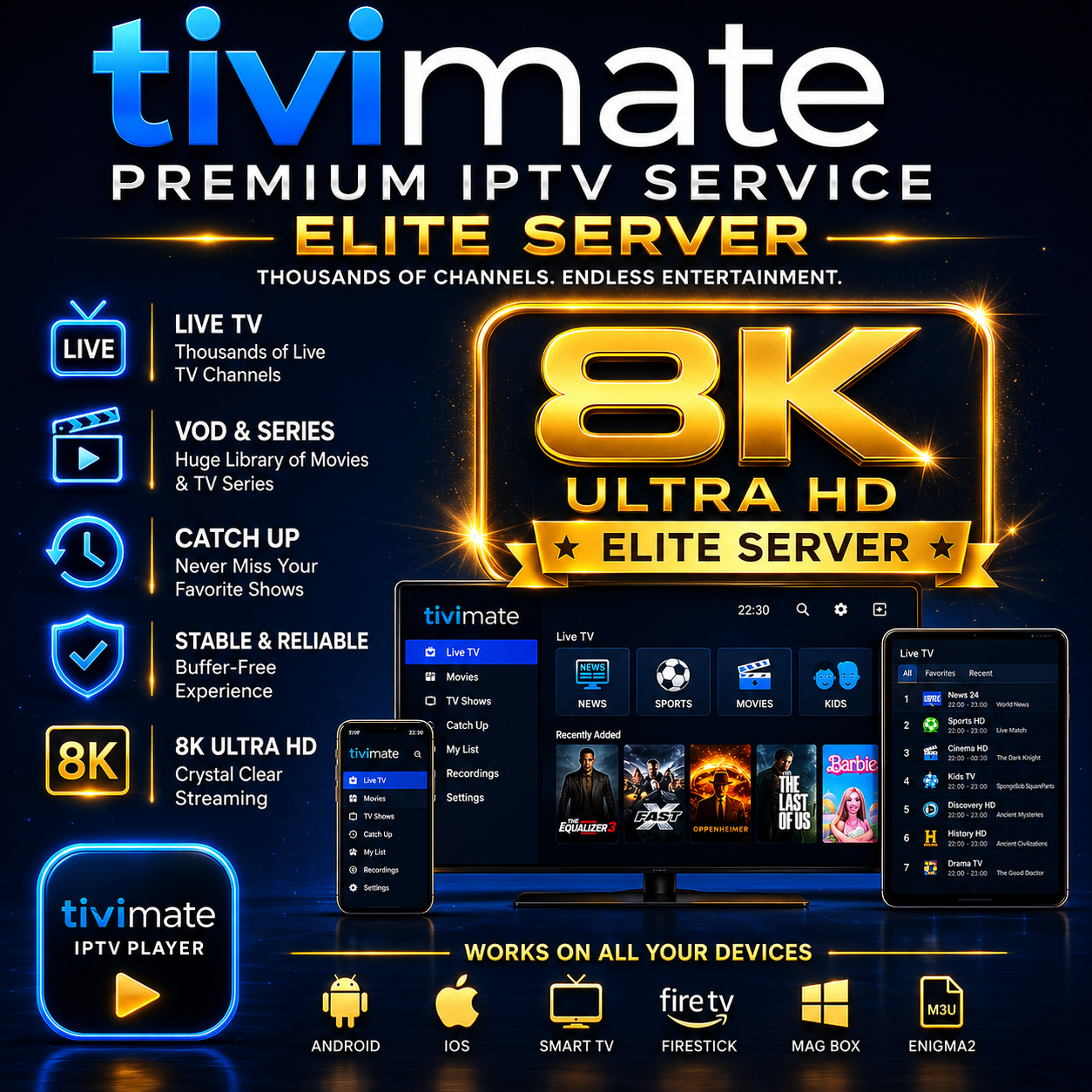 Best TiviMate IPTV Subscription
